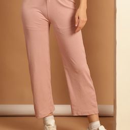 NEUDIS Women Mid-Rise Parallel Trousers-image-37