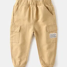 StyleCast Boys Beige Cotton Joggers Trousers-image-59