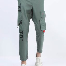 KETCH Men Grey Joggers Trousers-image-47