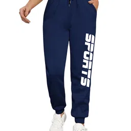 TABADTOD Women Relaxed Typography Printed Loose Fit Joggers-image-75