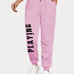 SAAHASAM Women Printed Relaxed Joggers Trousers-picture-32