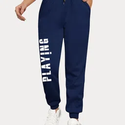 SAAHASAM Women Printed Relaxed Joggers Trousers-picture-47