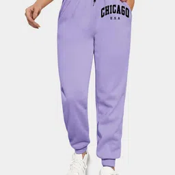 SAAHASAM Women Printed Relaxed Joggers Trousers-picture-4