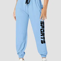 SAAHASAM Women Printed Relaxed Joggers Trousers-picture-3