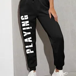 SAAHASAM Women Printed Relaxed Joggers Trousers-picture-43