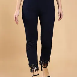 Soch Women Blue Relaxed Trousers-image-82