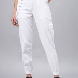 WineRed Women High-Rise Regular Fit  Joggers Trousers-image-35
