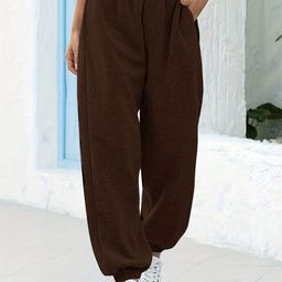 KATECLO Women Relaxed Fit Mid-Rise Joggers-image-70