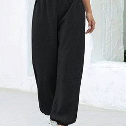 KATECLO Women Relaxed Joggers Trousers-image-72