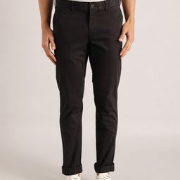 Indian Terrain Men Brooklyn Mid-Rise Slim Fit Trousers-image-21