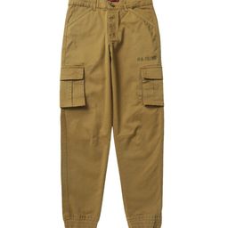 Gini and Jony Boys Brown Joggers Trousers-image-3