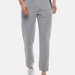 People Men Grey Melange Solid Regular Joggers-image-35