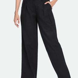 DL Woman Women Loose Fit Pleated Trousers-image-98