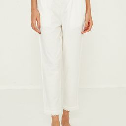 Ancestry Women Slim Fit Pleated Trousers-image-59