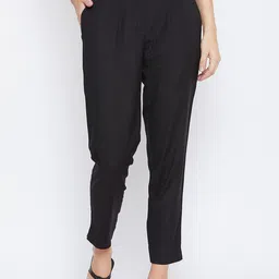 SUTI Women Comfort Slim Fit Pleated Trousers-image-70