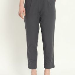 SKYTICK Women Cotton Relaxed Regular Trousers-image-112