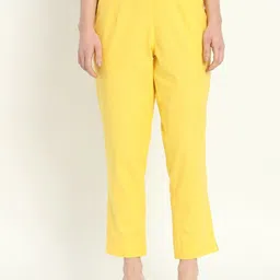 SKYTICK Women Relaxed Mid-Rise Regular Fit Trousers-picture-0