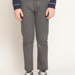 One Friday Boys Printed Relaxed Trousers-image-88