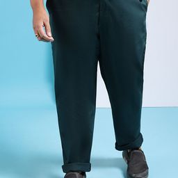 HARDSODA Men Plus Size Mid Rise Chinos Trousers-picture-22