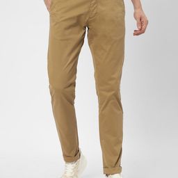 R&B Men Slim Fit Mid-Rise Cotton Regular Trousers-picture-15