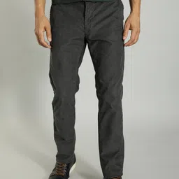 Indian Terrain Men Brooklyn Mid-Rise Slim Fit Trousers-image-28