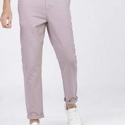 KETCH Men Grey Slim Fit Trousers-image-90