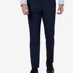 METAL Men Slim Fit Formal Trousers-image-71