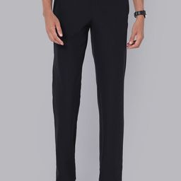 V Dot Men Black Slim Fit Trousers-image-49