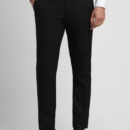 Peter England Men Slim Fit Formal Trousers-picture-37