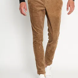 Bruun & Stengade Men Self Design Mid-Rise Slim Fit Trousers-image-82