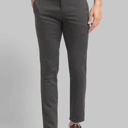 Parx Men Green Mid Rise Slim Fit Trousers-image-13