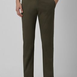 Peter England Casuals Men Mid-Rise Slim Fit Trousers-picture-18