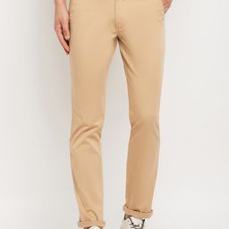 Duke Men Slim Fit Cotton Chino Trousers-picture-13
