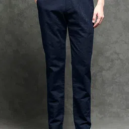 RARE RABBIT Men Jeck-2 Mid-Rise Slim Fit Cotton Trouser-picture-15