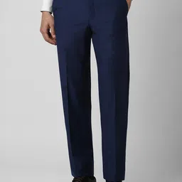 Van Heusen Men Mid Rise Slim Fit Formal Trousers-image-11