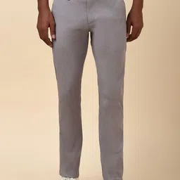 Allen Solly Men Slim Fit Mid-Rise Flat-Front Trousers-image-57