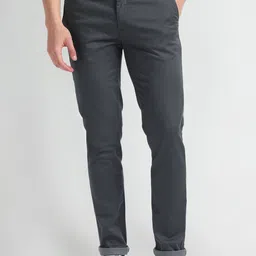 Arrow Sport Men Slim Fit Mid Rise Smart Flex Trousers-image-21
