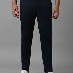 Louis Philippe Sport Men Smart Slim Fit Mid Rise Flat Front Trousers-image-27