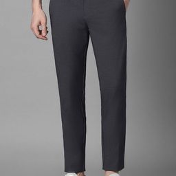 Louis Philippe Sport Men Mid-Rise Slim Fit Trousers-picture-0