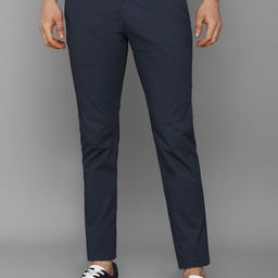 Allen Solly Men Navy Blue Slim Fit Trousers-image-95