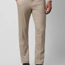 Van Heusen Men Textured Slim Fit Formal Trousers-picture-18