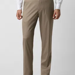 Van Heusen Men Mid-Rise Slim Fit Formal Trousers-image-7