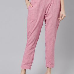Marcia Women Cotton Smart Slim Fit Trousers-image-27