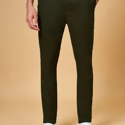 Urban Ranger by pantaloons Men Slim Fit Cotton Trousers-image-72