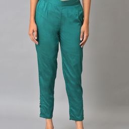 W Women Slim Fit Trousers-image-62