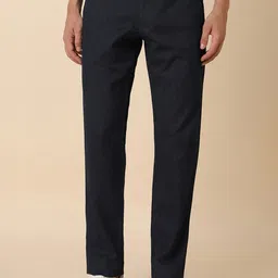 Allen Solly Checked Slim Fit Trousers-image-26