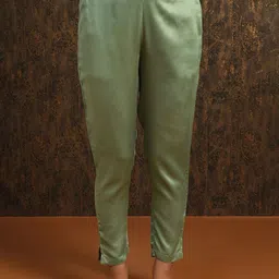 JAYPORE Women Relaxed Slim Fit Trousers-image-66