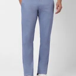 Van Heusen Sport Men Mid Rise Slim Fit Plain Cotton Chinos Trousers-image-44