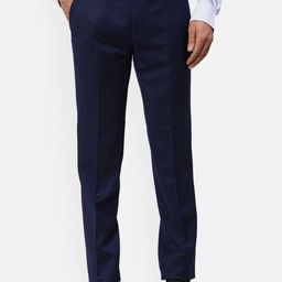 Park Avenue Men Mid-Rise Slim Fit Formal Trousers-image-13