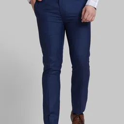 Park Avenue Men Slim Fit Mid-Rise Formal Trousers-image-90